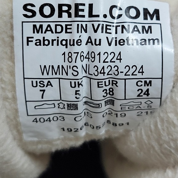 Sorel Explorer Joan Women's 7 Felt Boots Tan Gray Suede Waterproof NL3423-224 - Picture 11 of 13